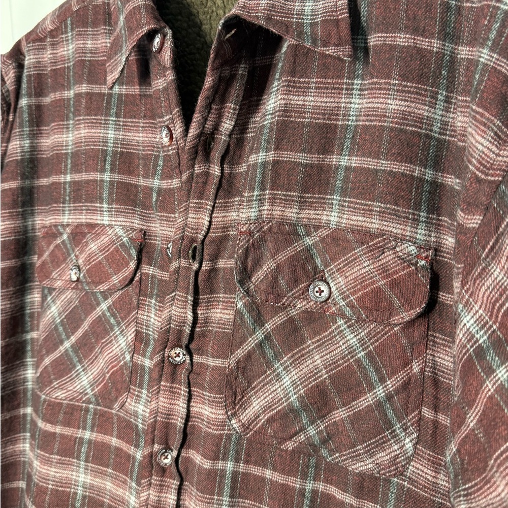 Craftsman Sherpa Lined Plaid Button-Up Shirt Jacket